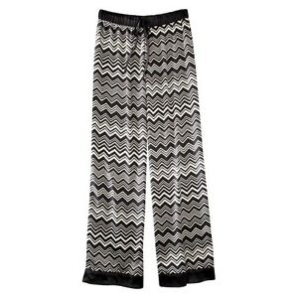 Missoni for Target  Pajama Pants Satin Zigzag XS - Picture 3 of 3